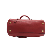 Load image into Gallery viewer, PRADA Leather Satchel Bag Red