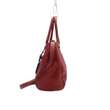 Load image into Gallery viewer, PRADA Leather Satchel Bag Red