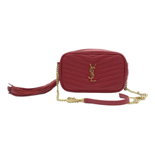 Load image into Gallery viewer, Yves Saint Laurent Leather Shoulder Bag Red