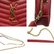Load image into Gallery viewer, Yves Saint Laurent Leather Shoulder Bag Red