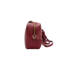 Load image into Gallery viewer, Louis Vuitton Saintonge Monogram Leather Satchel Bag Red
