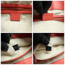 Load image into Gallery viewer, GUCCI Soho Chain Leather Shoulder Bag Watermelon Red