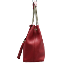 Load image into Gallery viewer, Gucci Soho Chain Leather Shoulder Bag Red