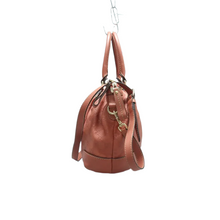 Load image into Gallery viewer, GUCCI Sukey Brick Leather Satchel Bag Red