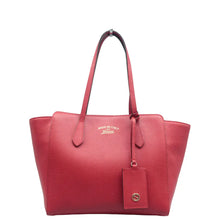 Load image into Gallery viewer, Gucci Swing Leather Shoulder Bag Red