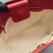 Load image into Gallery viewer, Gucci Swing Leather Shoulder Bag Red
