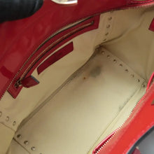 Load image into Gallery viewer, VALENTINO GARAVANI Patent Leather Satchel Bag Red