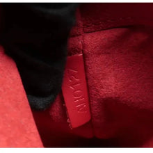 Load image into Gallery viewer, Louis Vuitton Very Monogram Leather Satchel Bag Red