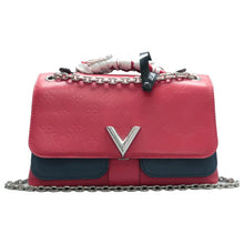 Load image into Gallery viewer, Louis Vuitton Very Monogram Leather Satchel Bag Red
