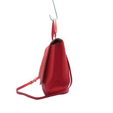 Load image into Gallery viewer, LOUIS VUITTON Volta Leather Satchel Bag Red