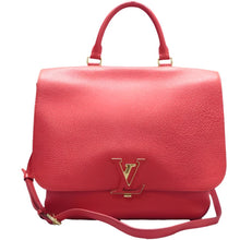 Load image into Gallery viewer, LOUIS VUITTON Volta Leather Satchel Bag Red