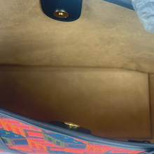 Load image into Gallery viewer, MCM Cubic Logo Jacquard Tote Bag Tricolor