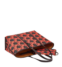 Load image into Gallery viewer, MCM Cubic Logo Jacquard Tote Bag Tricolor