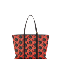 Load image into Gallery viewer, MCM Cubic Logo Jacquard Tote Bag Tricolor