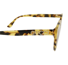 Load image into Gallery viewer, Gucci Acetate Crystal Logo Tortoiseshell Sunglasses Bicolor