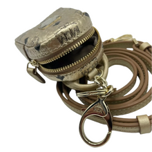 Load image into Gallery viewer, MCM Berlin Visetos Canvas Crossbody Bag Gold