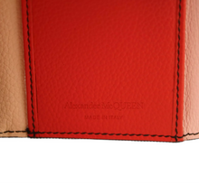 Load image into Gallery viewer, Alexander McQueen Skull Leather Continental Trifold Wallet Pink