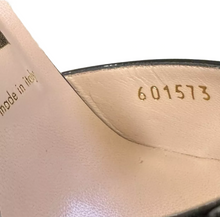 Load image into Gallery viewer, Gucci Leather Ankle Strap Heel Pumps Black