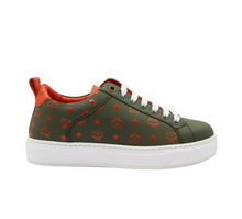 Load image into Gallery viewer, MCM Leather Low-top Sneaker Green