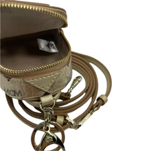 Load image into Gallery viewer, MCM Berlin Visetos Canvas Crossbody Bag Gold