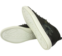 Load image into Gallery viewer, Gucci Floral Fabric Lace-up Sneaker Green