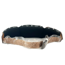 Load image into Gallery viewer, MCM Visetos Canvas Sling Belt Bag Black