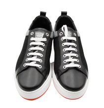 Load image into Gallery viewer, MCM Leather/Canvas Sneaker Black