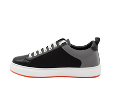 Load image into Gallery viewer, MCM Leather/Canvas Sneaker Black