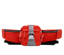 Load image into Gallery viewer, MCM Jemison Nylon Crossbody Waist Bag Orange Flame