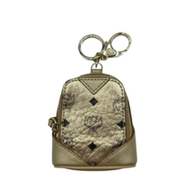 Load image into Gallery viewer, MCM Berlin Visetos Canvas Crossbody Bag Gold
