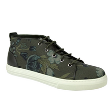 Load image into Gallery viewer, Gucci Floral Fabric Lace-up Sneaker Green