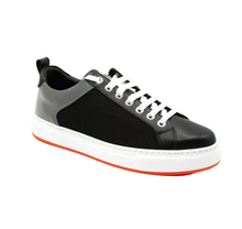 Load image into Gallery viewer, MCM Leather/Canvas Sneaker Black