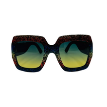 Load image into Gallery viewer, Gucci GG Logo Acetate Square Sunglasses Rainbow