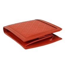 Load image into Gallery viewer, Gucci Men's Diamante Leather Bi-fold Wallet Red