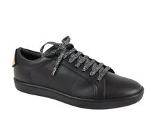 Load image into Gallery viewer, Yves Saint Laurent Court Leather Lips Sneaker Black