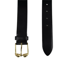 Load image into Gallery viewer, Alexander McQueen Black Leather Belt
