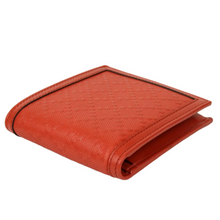 Load image into Gallery viewer, Gucci Men's Diamante Leather Bi-fold Wallet Red