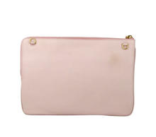 Load image into Gallery viewer, MCM Lotus Leather Crystals Pouch Pink