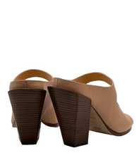 Load image into Gallery viewer, Burberry Leather Heel Sandals Light Almond