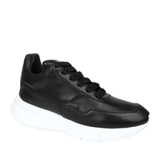 Load image into Gallery viewer, Alexander McQueen Leather Sneakers Black