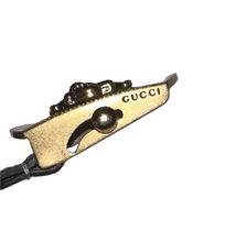 Load image into Gallery viewer, Gucci Fabric Military Anchor Buckle Belt Beige