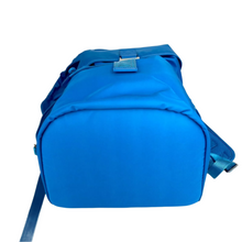 Load image into Gallery viewer, MCM Nylon Detachable Hood Backpack Blue