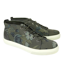 Load image into Gallery viewer, Gucci Floral Fabric Lace-up Sneaker Green