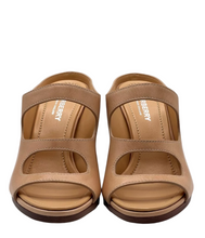 Load image into Gallery viewer, Burberry Leather Heel Sandals Light Almond