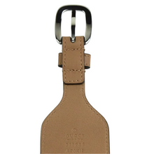 Load image into Gallery viewer, Gucci Leather Silver Buckle Studded Belt Beige