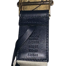 Load image into Gallery viewer, Gucci Fabric Brass Buckle Belt Bicolor