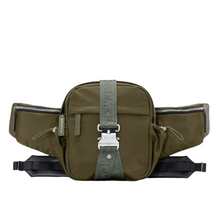Load image into Gallery viewer, MCM Jemison Nylon Crossbody Waist Bag Green