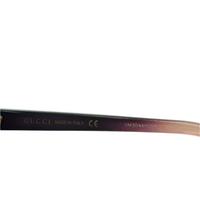 Load image into Gallery viewer, Gucci Acetate Logo Oval Sunglasses Bicolor