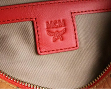 Load image into Gallery viewer, MCM Visetos Canvas Cognac Spectrum Belt Bag Brown