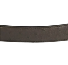 Load image into Gallery viewer, Gucci Ostrich Leather Bamboo Buckle Belt Brown